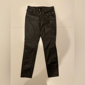 Banana Republic Metallic black jeans